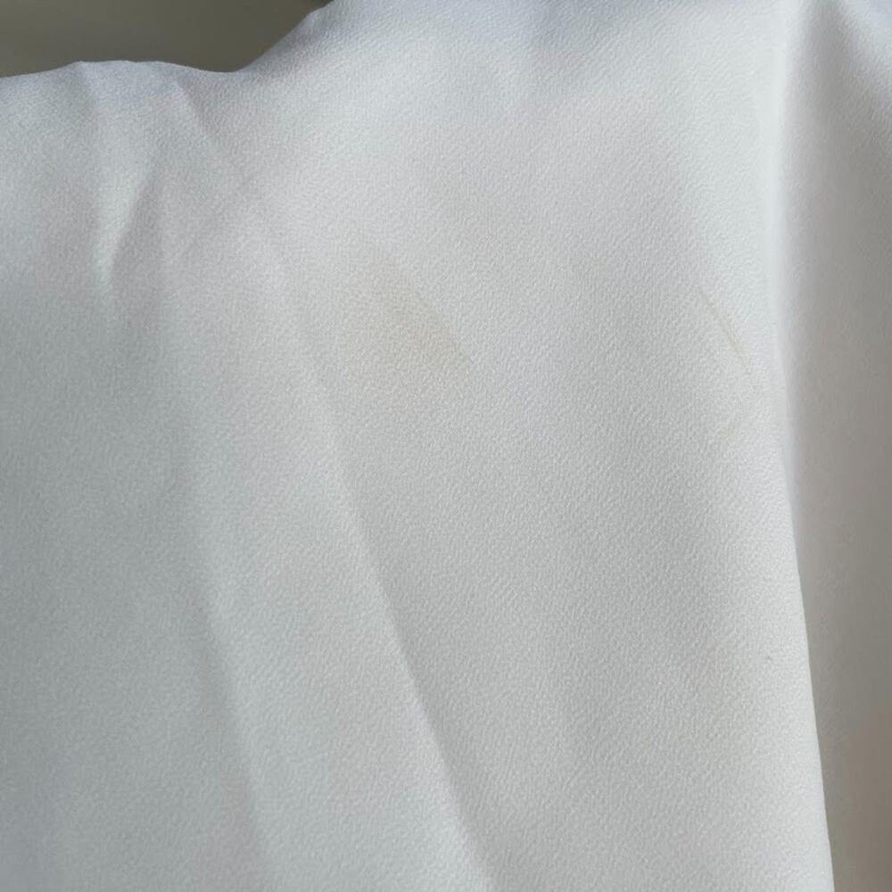 Naked Zebra Strapless White Ruffle Detail Mini Dress Sz S - Picture 5 of 5